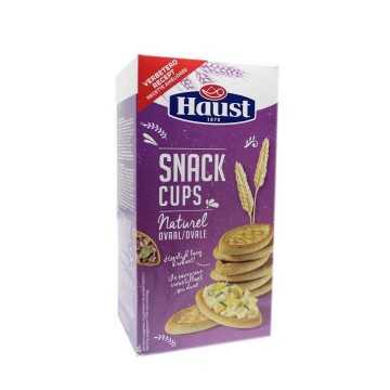 Haust Snack Cups Naturel Ovaal / Galletas de Aperitivo Ovaladas 130g