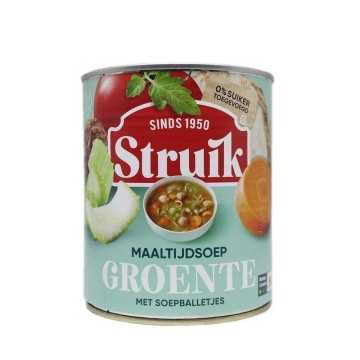 Struik Maaltijdsoep Groente met Soepballetjes / Sopa de Verduras con Albóndigas 810g