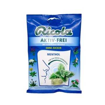 Ricola Aktiv-Frei Menthol / Caramelos Mentolados 75g