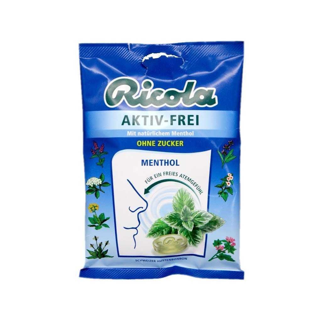 Ricola Aktiv-Frei Menthol / Menthol Candies 75g