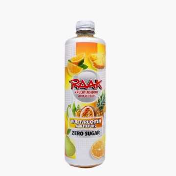 Raak Vruchtensiroop Multivruchten Zero Sugar / Multifruit Squash Zero Sugar 750ml