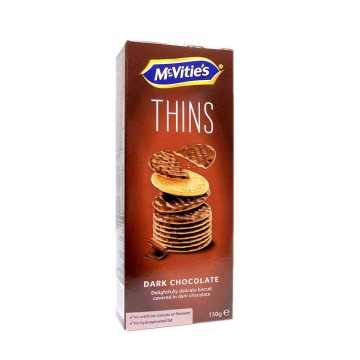 McVitie’s Thins Dark Chocolate / Galletas Finas con Chocolate Negro 150g