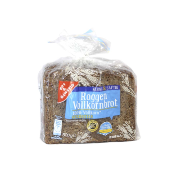 Gut&Günstig Roggenvollkornbrot Geschnitten / Pan de Centeno Integral Cortado 500g