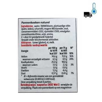 CostaBlanca Pannekoeken Naturel / Panqueques Naturales 600g