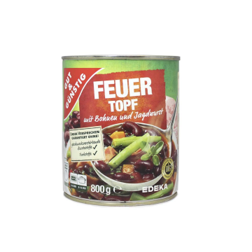 Gut&Günstig Feuertopf / Alubias Rojas 800g