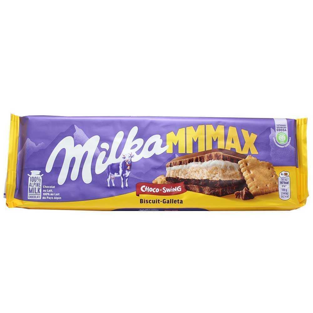 Milka Chocolate Galleta Choco-Swing 300g/ Chocolate with Buiscuit