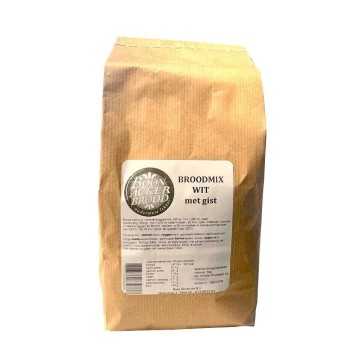 Boonacker Broodmix Wit met Gist / White Bread Flour 1Kg