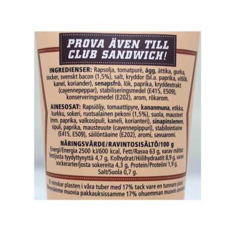 Kavli Amerikansk Dressing Bacon Hampurilaiskastike / Bacon Flavour Burger Sauce 230g