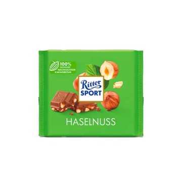 Ritter Sport Haselnuss / Chocolate con Leche y Avellanas 100g