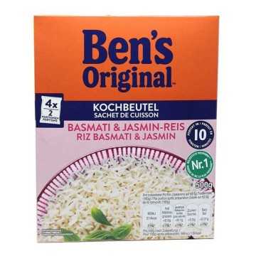 Ben's Basmati & Jasmin Rice / Arroz Basmati y Jazmín 4x125g