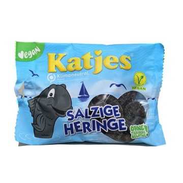 Katjes Salzige Heringe 175g/ Salty Liquorice Fishes