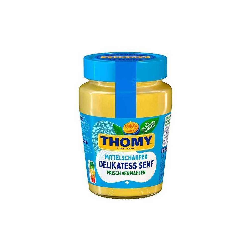 Thomy Delikatess Senf Mittelscharf im Glas 250ml/ Mustard