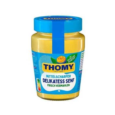 Thomy Delikatess Senf Mittelscharf im Glas 250ml/ Mustard