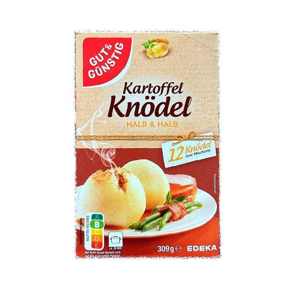 Gut&Günstig Kartoffel Knödel Halb&Halb / Preparado para Albóndigas de Patata 309g