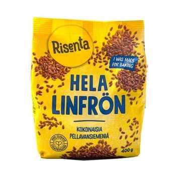 Risenta Hela Linfrön / Semillas de Lino Enteras 400g