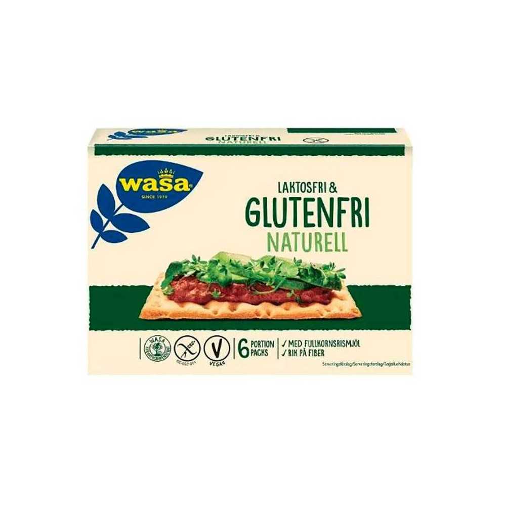 Wasa Glutenfri & Laktosfri Naturell / Pan Crujiente sin Lactosa y sin Gluten 240g