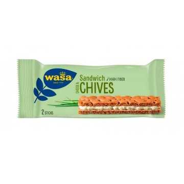 Wasa sándwich Cheese & Chives / Snack de Queso y Cebollino x2