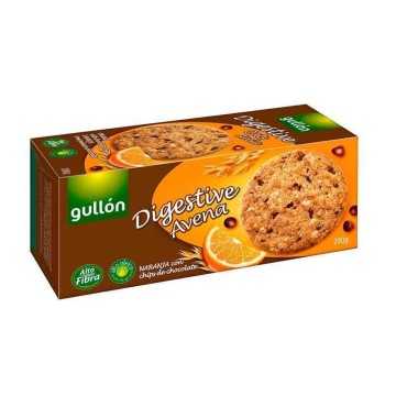 Gullón Digestive Avena, Chocolate y Naranja 280g