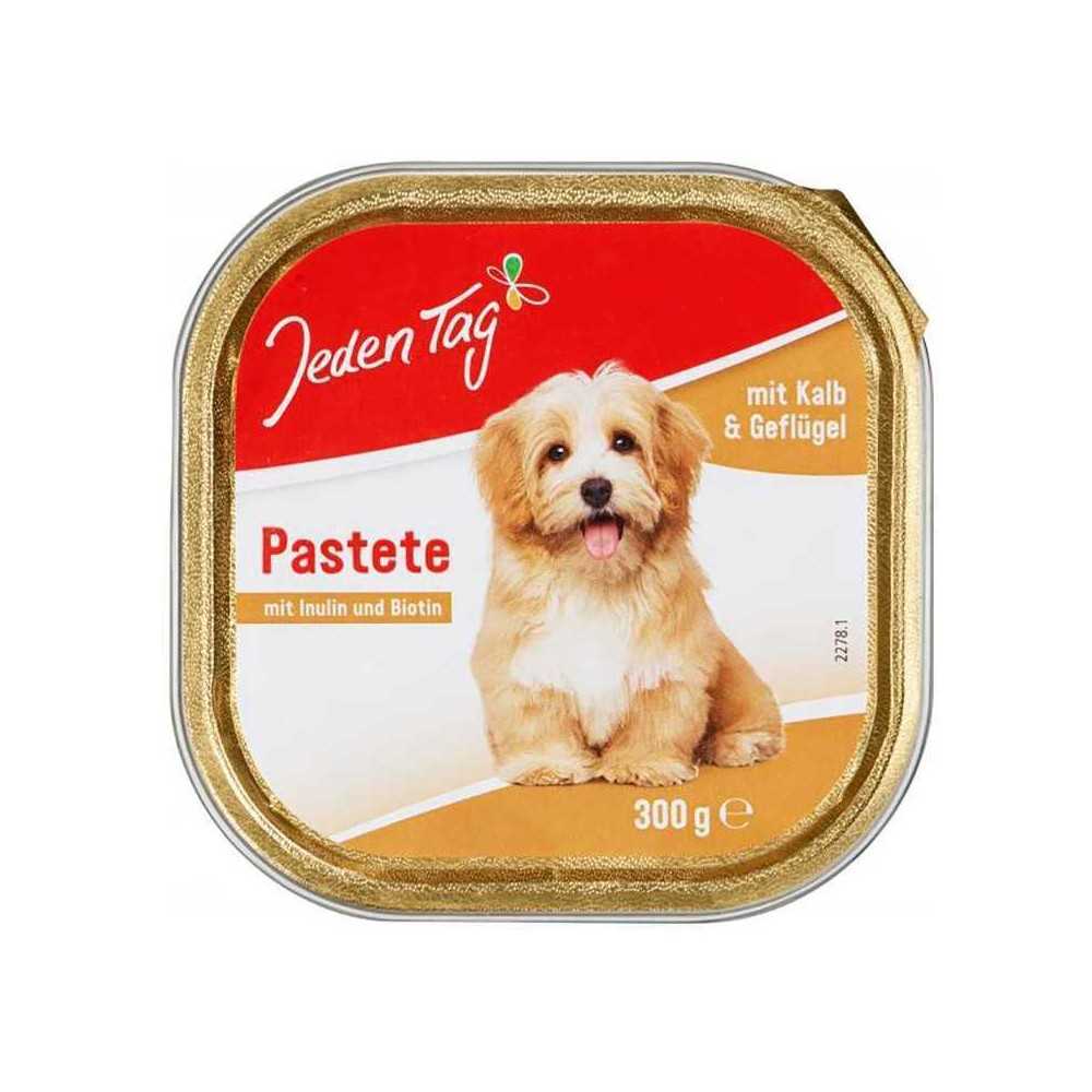 Jeden Tag hund Feine Pastete mit kalb & geflügel / Paté Para Perros de Ternera y Aves 300g