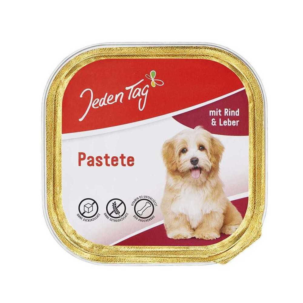 Jeden Tag Hund Feine Pastete mit Rind & Leber / Paté Para Perros de Ternera e Hígado 300g