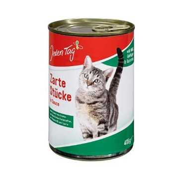 Jeden Tag Katzen Wild, Geflügel & Karotten / Cat Food Venison, Poultry & Carrots Flavour 415g