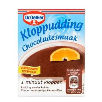 Dr. Oetker Kloppudding Chocoladesmaak / Chocolate Pudding 80g