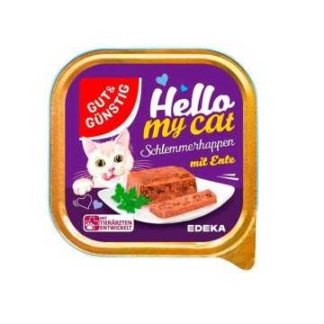 Gut&Günstig Schlemmer Happen mit Ente / Comida para Gato con Pato 100g