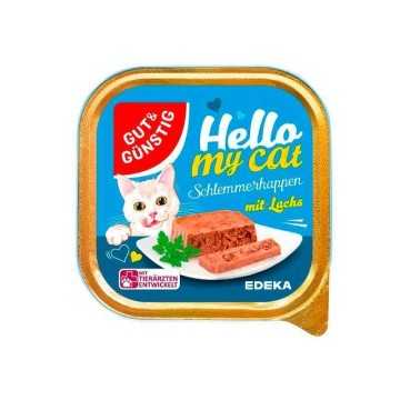 Gut&Günstig Schlemmer Happen mit Lachs / Comida para Gato con Salmón 100g