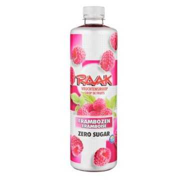 Raak Frambozen Vruchtensiroop Zero Sugar / Concentrado Frambuesa Cero Azúcares 75cl