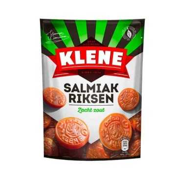 Klene Salmiakriksen Zacht Zout / Monedas de Regaliz Salado 210g