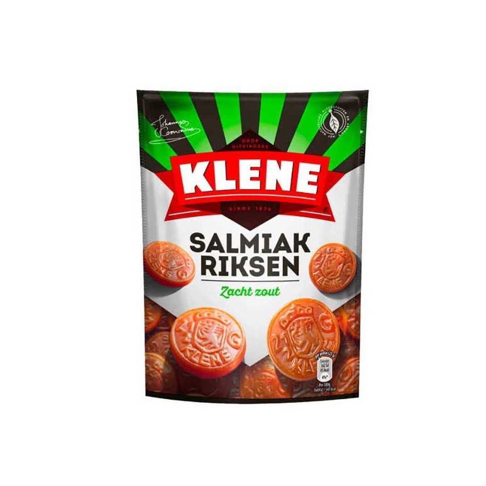 Klene Salmiakriksen Zacht Zout 210g/ Salted Licorice Coins