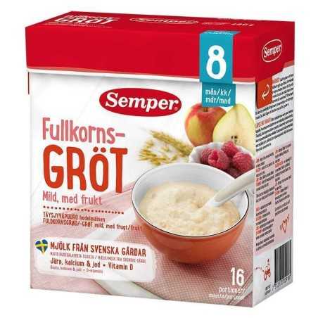 Semper Fullkornsgröt Mild med Frukt Från / Papilla Integral con Frutas x16