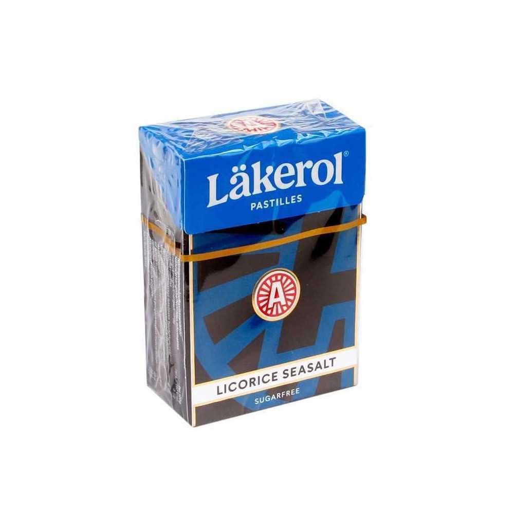 Läkerol Licorice Salt / Caramelos Sabor Regaliz Salado Sin Azúcar 25g