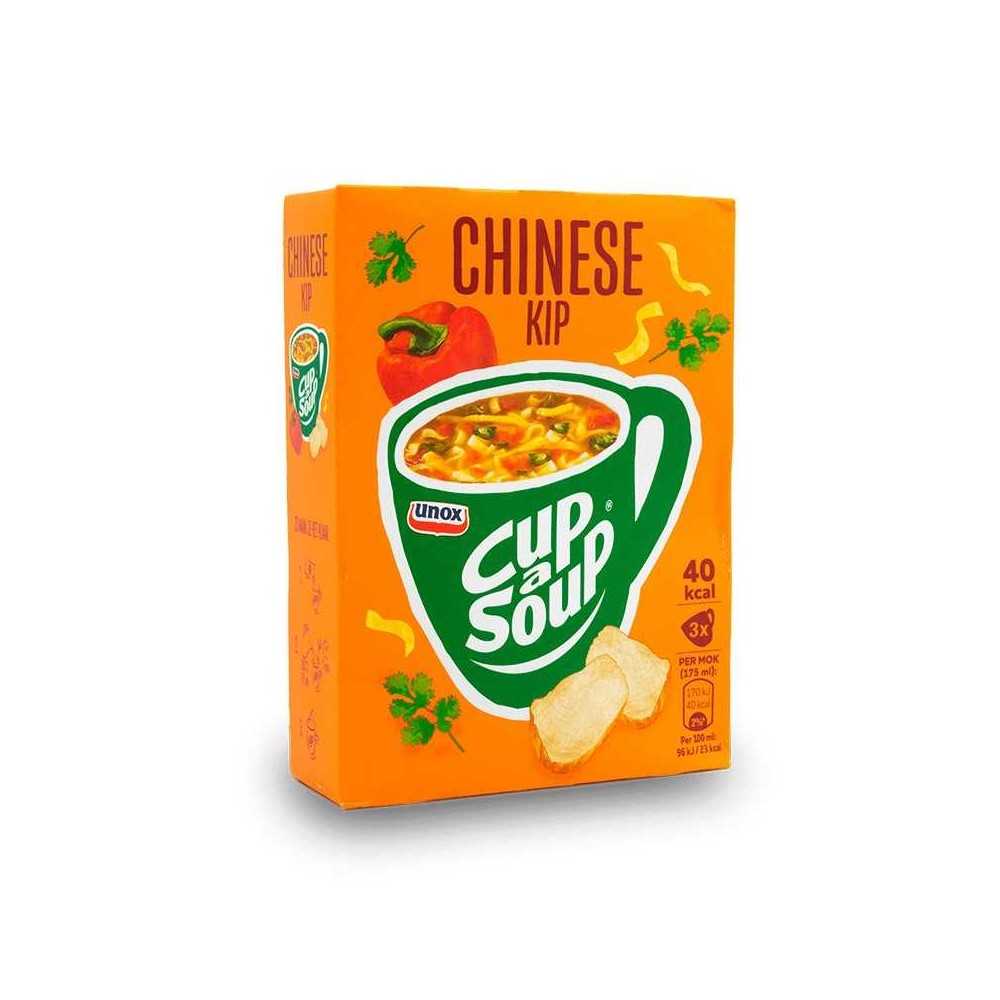 Unox Cup a Soup Chinese Kip / Sopa de Pollo Chino x3