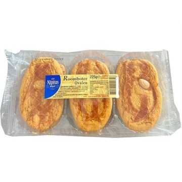 Nipius Roomboter Ovalen / Galletas de Mantequilla Ovaladas 225g