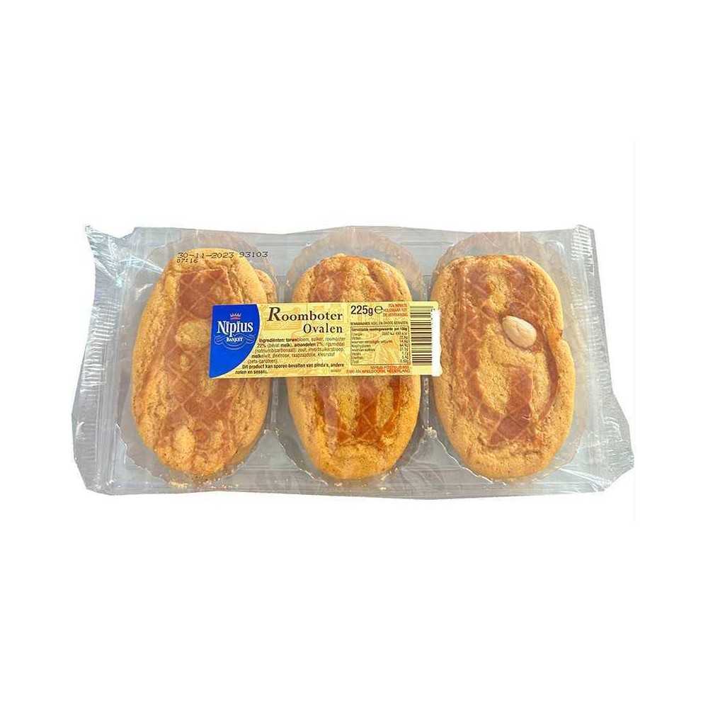 Nipius Roomboter Ovalen / Oval Butter Biscuits 225g