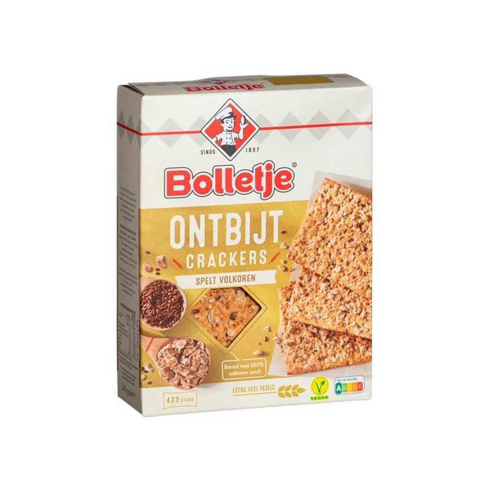 Bolletje Ontbijt Crackers Spelt Volkoren 240g/ Whole Grain&Spelt Crackers