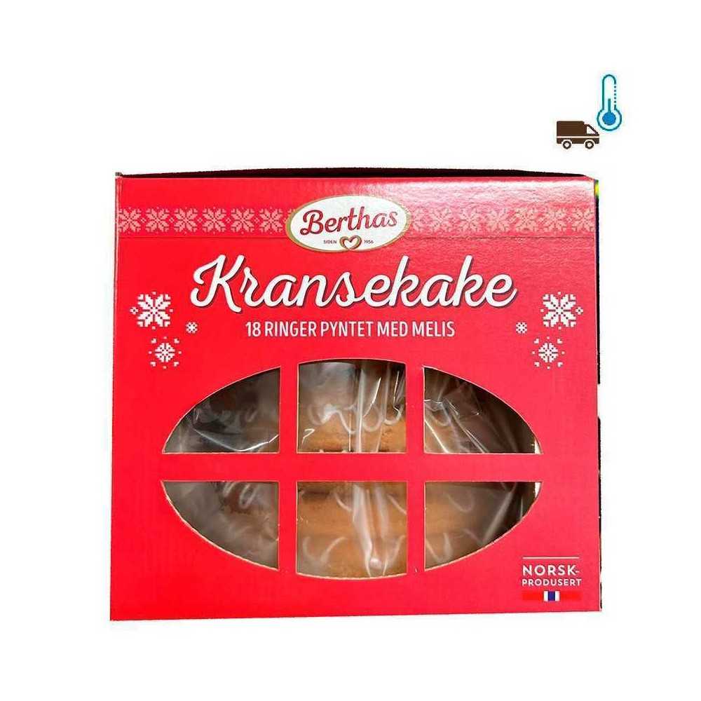 Berthas Kransekake / Tarta Noruega de Navidad 900g