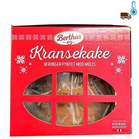 Berthas Kransekake / Tarta Noruega de Navidad 900g