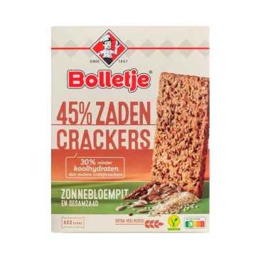 Bolletje Vezelrijke Crakers Zonnenbloem / Pan Crujiente Rico en Fibra y Con Cereales 265g