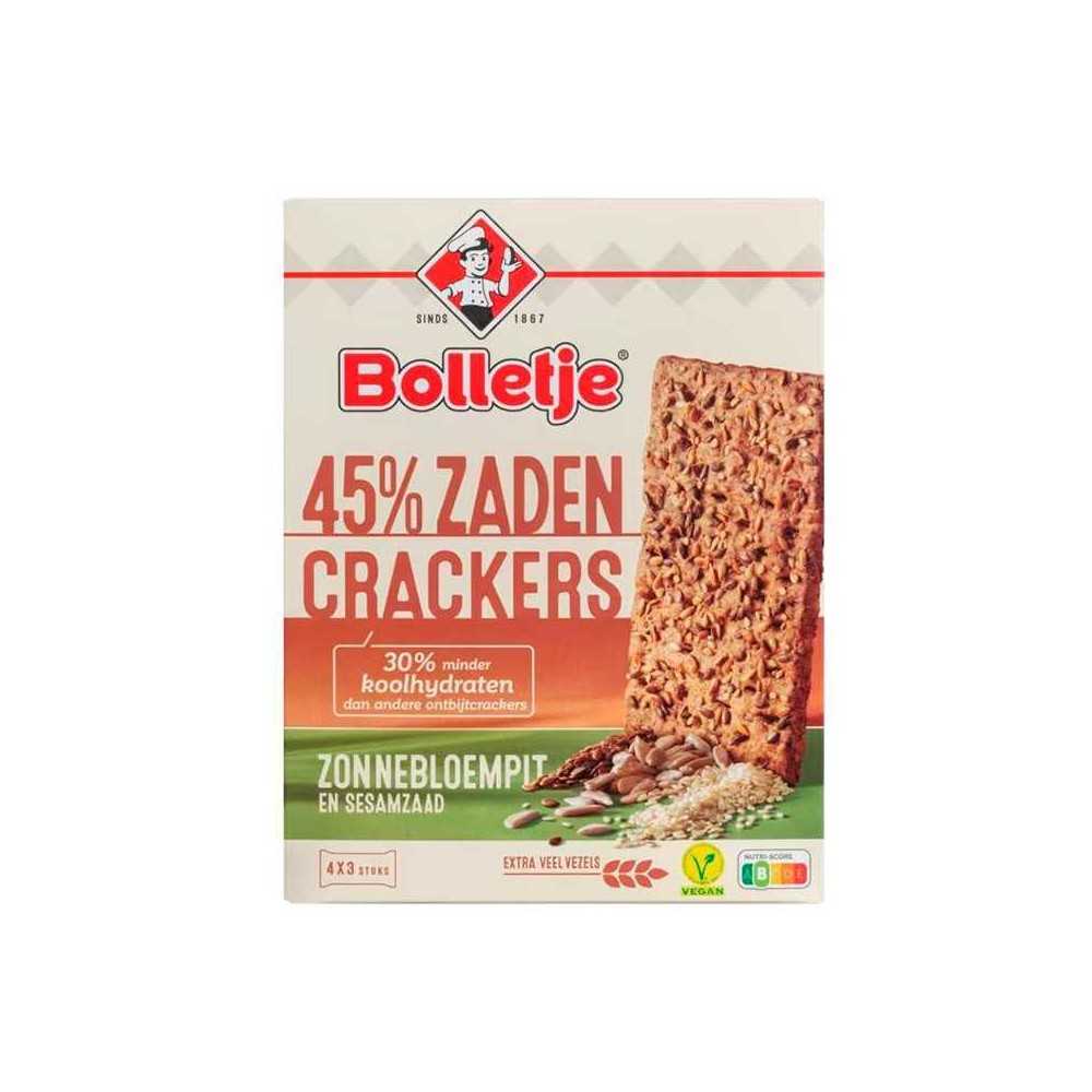 Bolletje Vezelrijke Crakers Zonnenbloem / Crispy Bread Rich in Fiber and With Cereals 265g