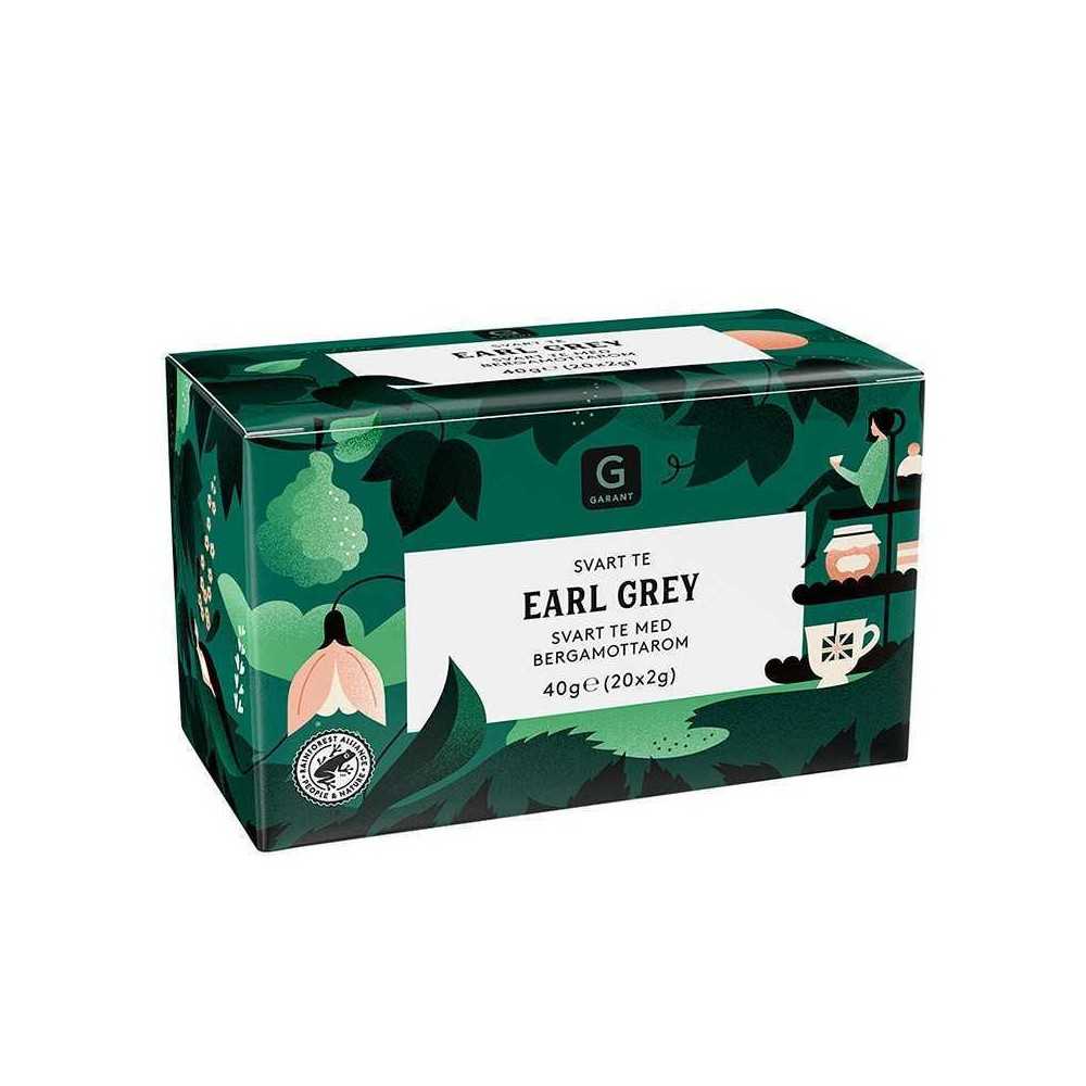 Garant Earl Grey Té / Te Negro Sabor a Bergamota x20