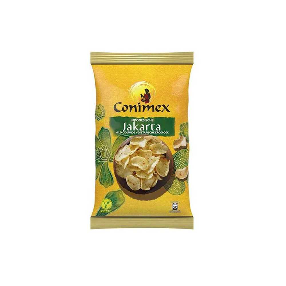 Conimex Jakarta Kroepkoek Mild 75g/ Yucca Chips