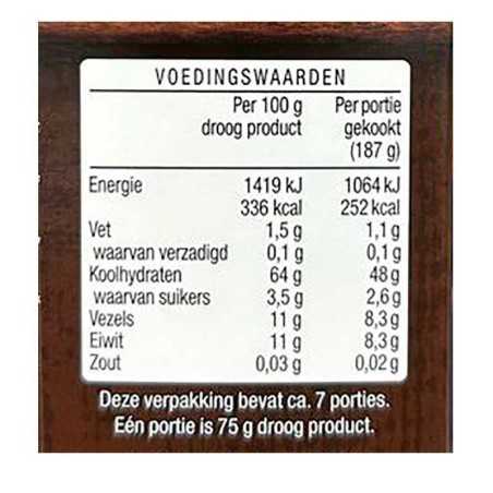 Honig Macaroni Vezelrijk / High Fiber Macaroni 500g