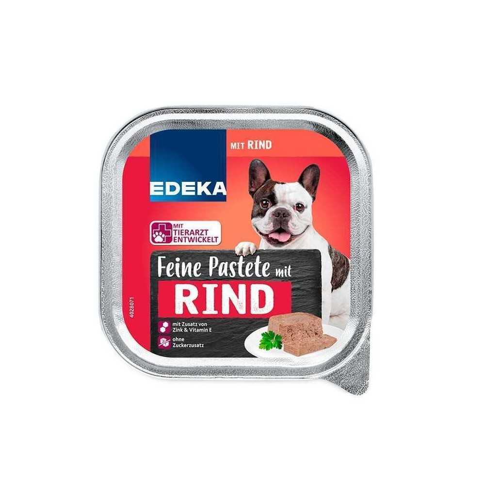 Edeka Pastete mit Rind / Comida para Perro con Ternera 300g