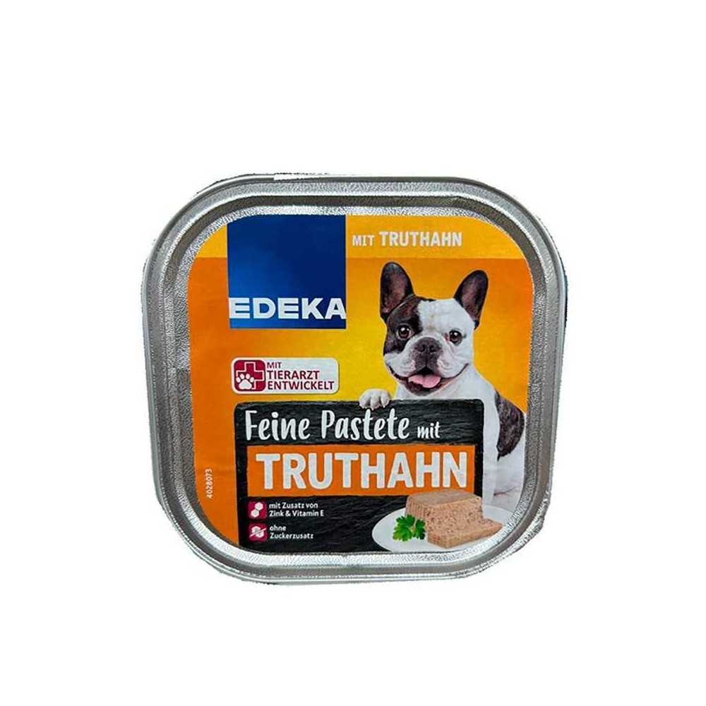 Edeka Pastete mit Geflügel / Comida para Perro con  Ave de Corral 300g