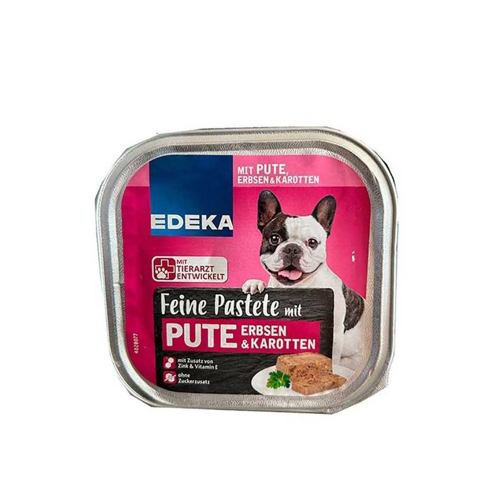 Edeka Pastete mit Pute&Gemüse / Comida para Perro con Pavo y Verduras 300g