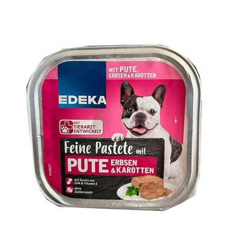 Edeka Pastete mit Pute&Gemüse / Comida para Perro con Pavo y Verduras 300g