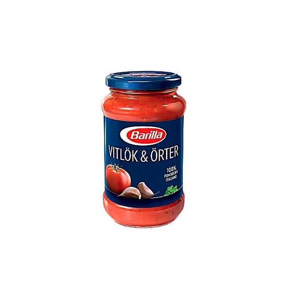 Barilla Saus Vitlök & Örter  / Tomato Sauce, Garlic and Herbs 400g