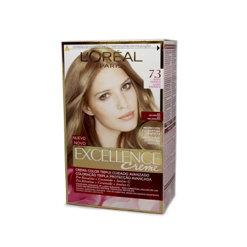 L'Oreal Paris Excellence Creme Rubio Dorado 7.3 / Hair Color Gold Blonde